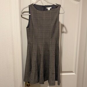 Old money Plaid Sleeveless Dress nwt